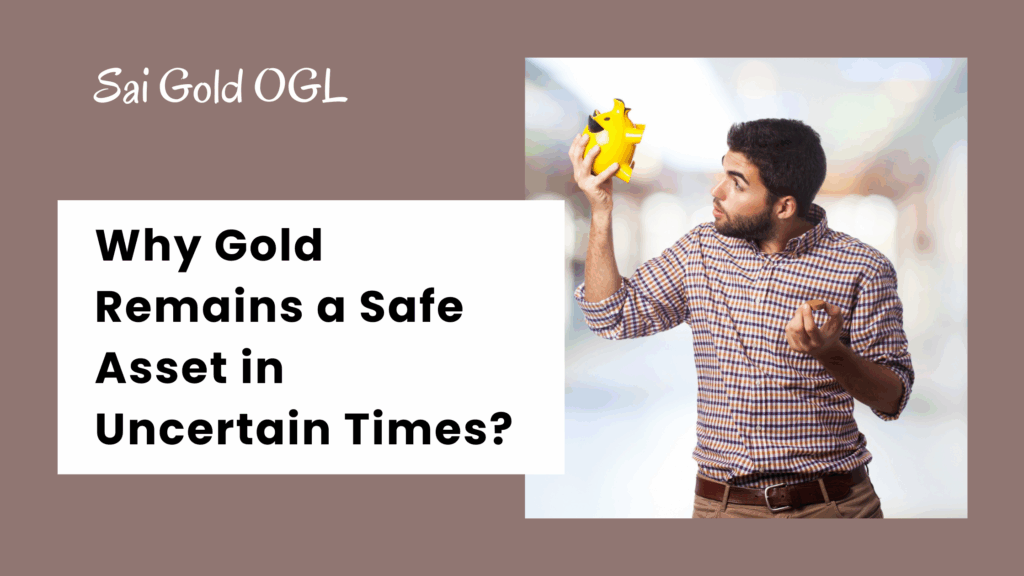 Gold as safe-haven asset during economic uncertainty.